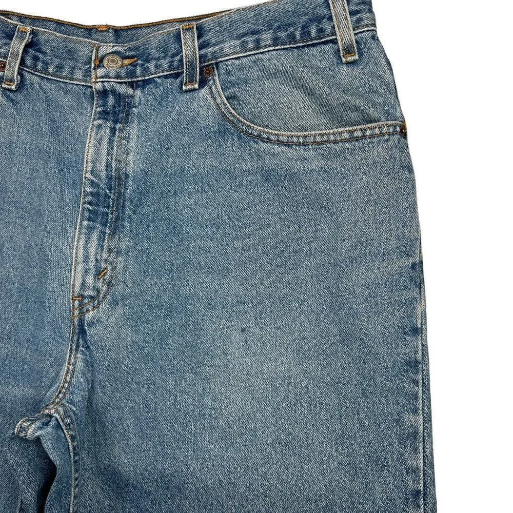 Levi’s Jeans Vintage 2001 Men’s‎ 38x30 Relaxed Fit Straight Leg Blue Heavy Denim